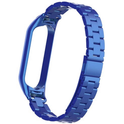 Ремешок Bingo Stainless для Xiaomi Mi Band 5 Синий