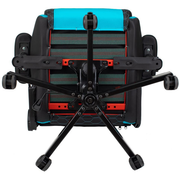 Кресло игровое Knight Neon (1717271) черный/голубой