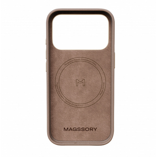 Чехол для смартфона Magssory Eco-Leather Case для iPhone 17 Pro Latte (CLT044L)