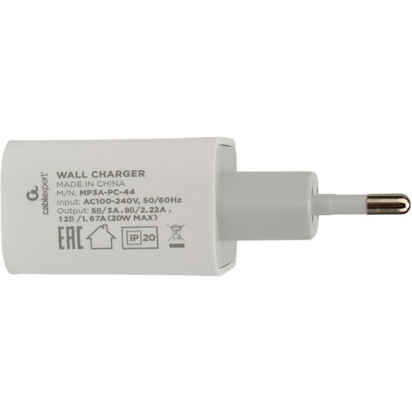 Сетевое зарядное Cablexpert MP3A-PC-44