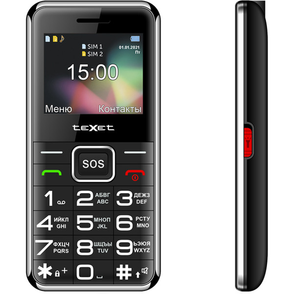 Мобильный телефон TeXet TM-B319 (черный)