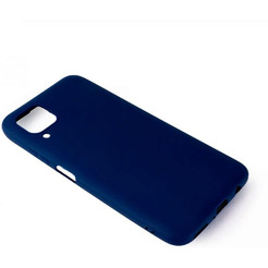 Накладка CASE Matte Huawei P40 lite / Nova 6SE (синий)