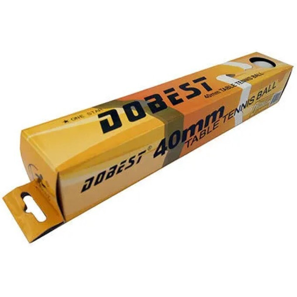 Мяч для настольного тенниса Dobest BA-02 (1 звезда, 6 шт.)