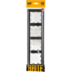 Рамка для электроустановочных изделий IEK Brite BR-M42-12-2-K23