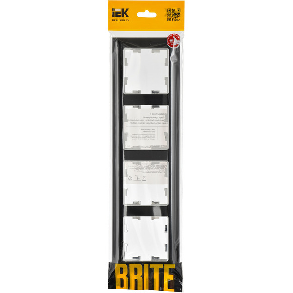 Рамка для электроустановочных изделий IEK Brite BR-M42-12-2-K23