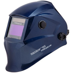 Щиток сварщика с самозатемняющимся светофильтром Solaris ASF650X.PDB (синий металлик)