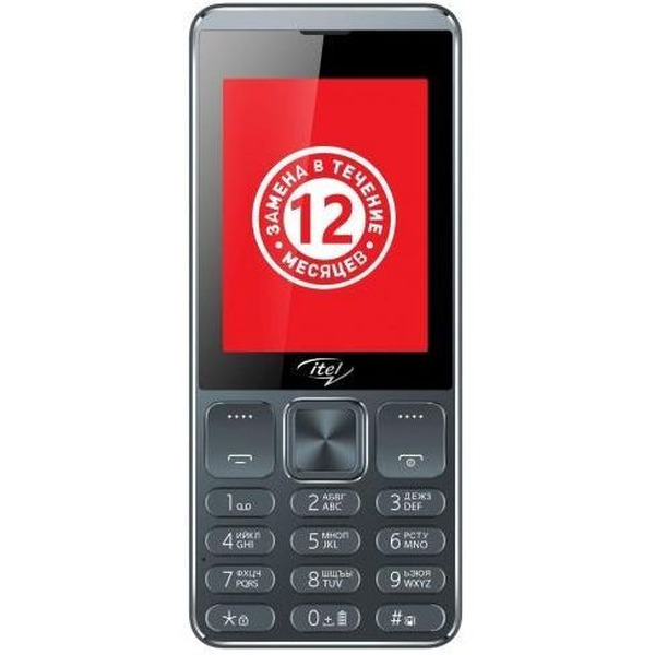 Мобильный телефон ITEL IT6320 (серый)