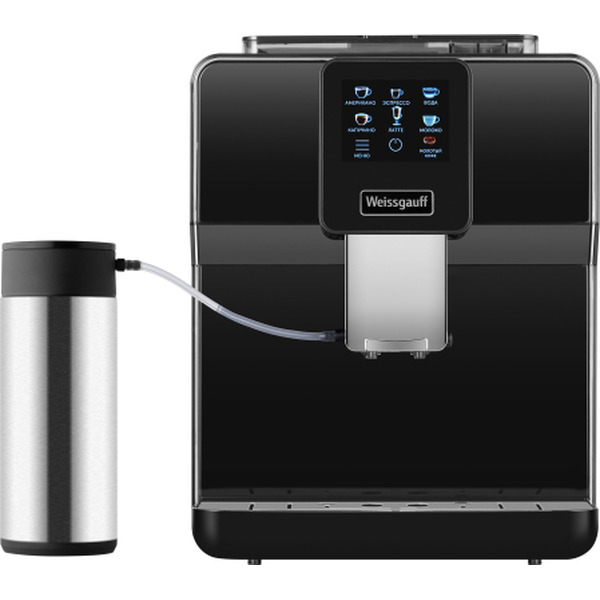Кофемашина WEISSGAUFF WCM-330 TFT Touch Cappuccino Nero