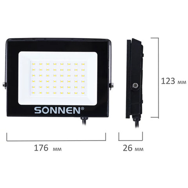 Прожектор светодиодный Sonnen 238414