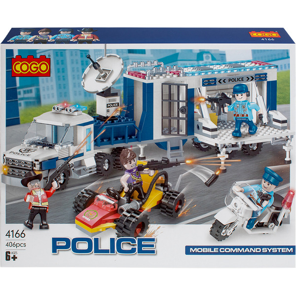 Конструктор Qunxing Toys Полиция 4166