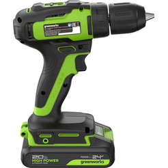 Дрель-шуруповерт Greenworks GD24DD35K2 3704007CUA