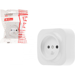 Розетка Leiden Electric Bailly 806003 (белый)