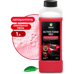Автошампунь Grass Active Foam Red 1л 800001