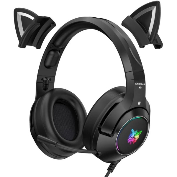 Игровые наушники Onikuma K9 Black Cat