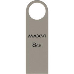 USB флеш-накопитель Maxvi MK 8GB 2.0 metallic silver