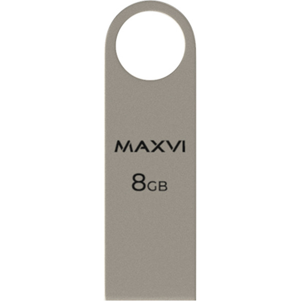 USB флеш-накопитель Maxvi MK 8GB 2.0 metallic silver
