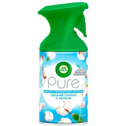 Освежитель воздуха AIR WICK Pure Свежий хлопок/Нероли 250 мл