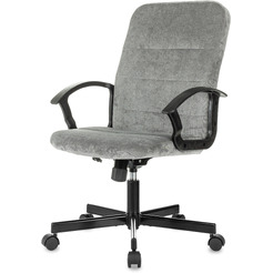 Офисное кресло Бюрократ Triest (серый Fabric Light-19)