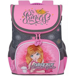 Рюкзак Grizzly RA-981-3 (серый/розовый)