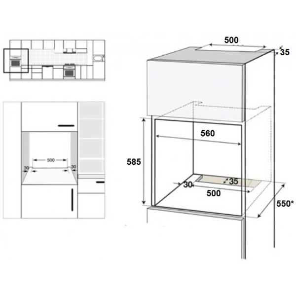 Духовой шкаф Schtoff Decor 1100