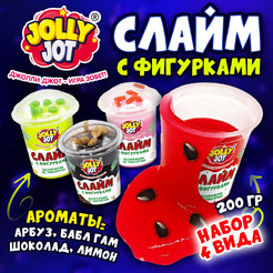 Слайм Jolly Jot С фигурками вкусняшки 666669