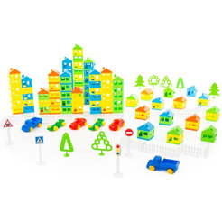 Конструктор Полесье 53756 Построй свой город