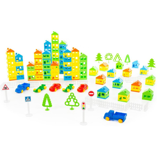 Конструктор Полесье 53756 Построй свой город