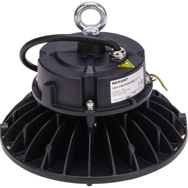 Светильник для высоких пролётов REXANT 607-299 (ДСП 01 100 Вт 6500 К IP65 10000 Лм черный)