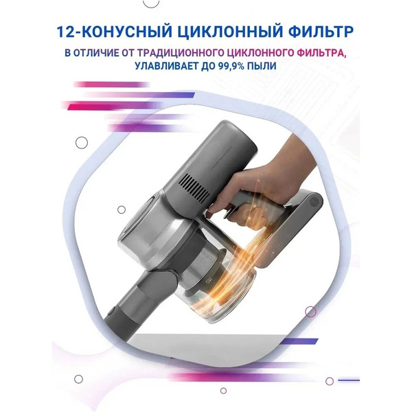 Беспроводной пылесос Dreame Cordless Vacuum Cleaner  V11 (VVN6)