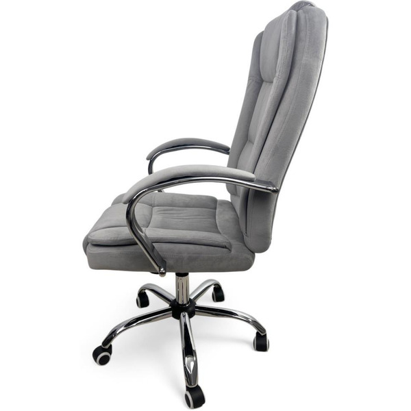 Кресло Calviano Bravo (серый велюр)