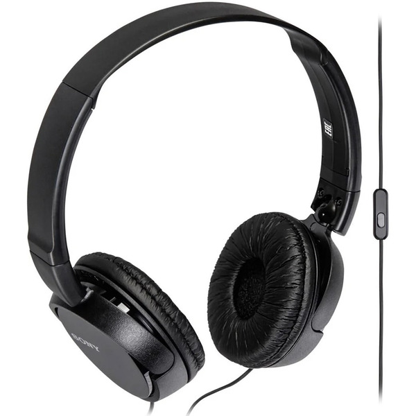 Наушники с гарнитурой SONY MDR-ZX110AP черные