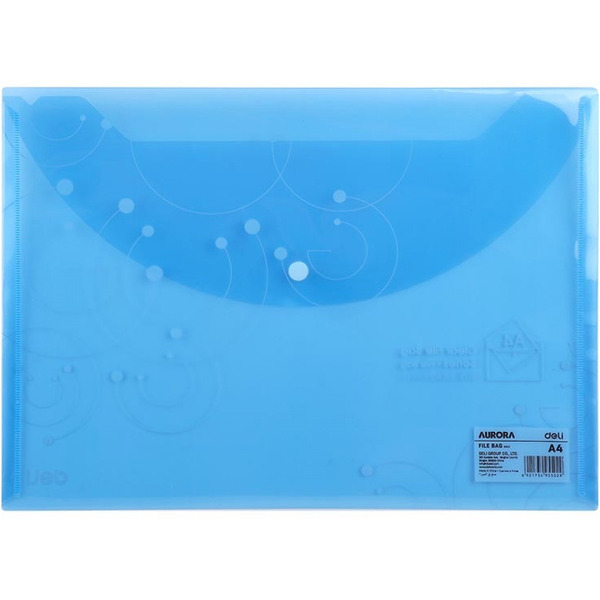 Папка-конверт Deli E5502 (синий)