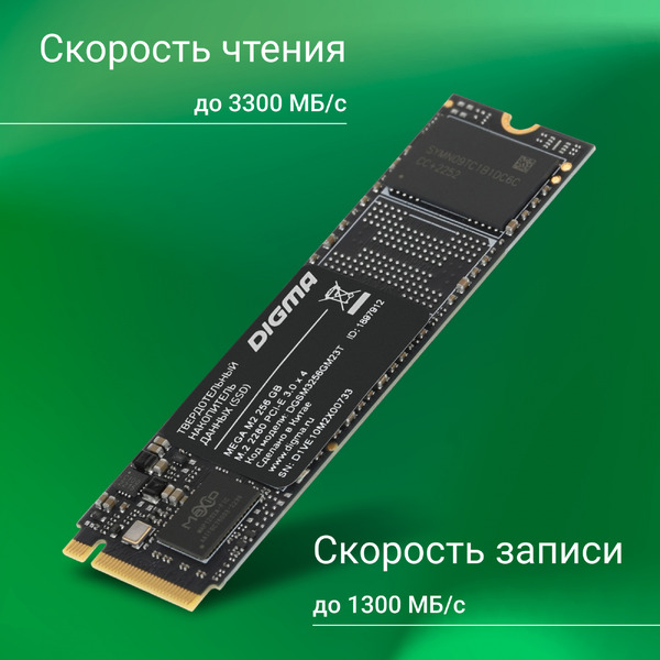 SSD Digma Mega M2 256GB DGSM3256GM23T