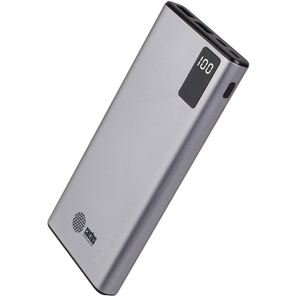 Внешний аккумулятор CACTUS CS-PBFSLT-10000 (серый)
