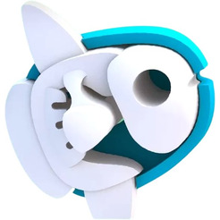 Магнитный конструктор Halftoys Ocean Луна-рыба с диорамой HO002