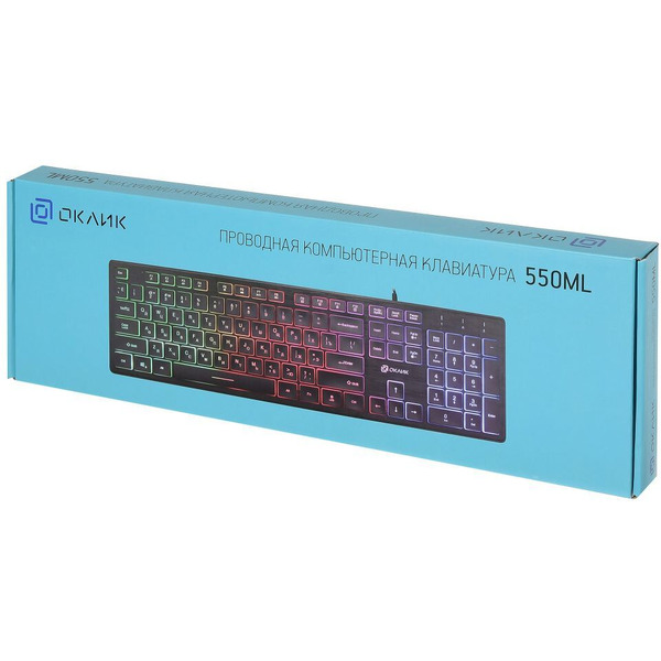 Клавиатура Oklick 550ML (черный)
