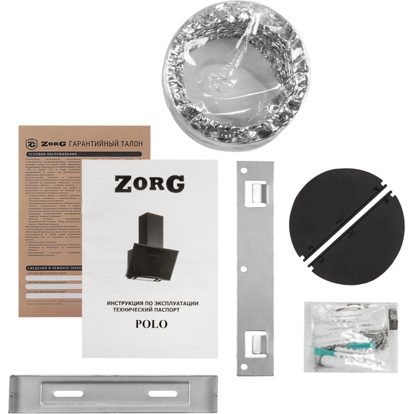 Вытяжка кухонная ZORG POLO 1080 60 S-GC WH