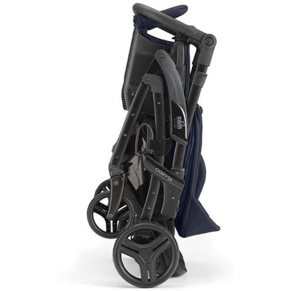 Универсальная коляска CAM Tris Fluido Easy (3 в 1, белый медвежонок, синий-черный)