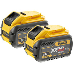 Аккумулятор с зарядным устройством DeWalt DCB118Y2 (18В/2x12 Ач + 18/54В)