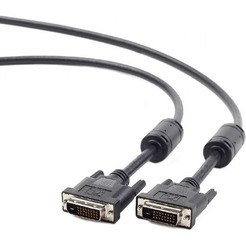 Кабель DVI-DVI Dual Link 25M/25M 10M Cablexpert CC-DVI2L-BK-10M