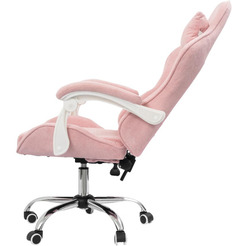 Вибромассажное кресло Calviano ASTI ULTIMATO (pink fabric)