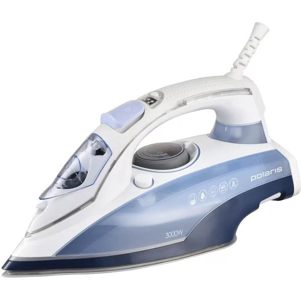 Утюг Polaris PIR 3074 SG AA 3m (белый/голубой)