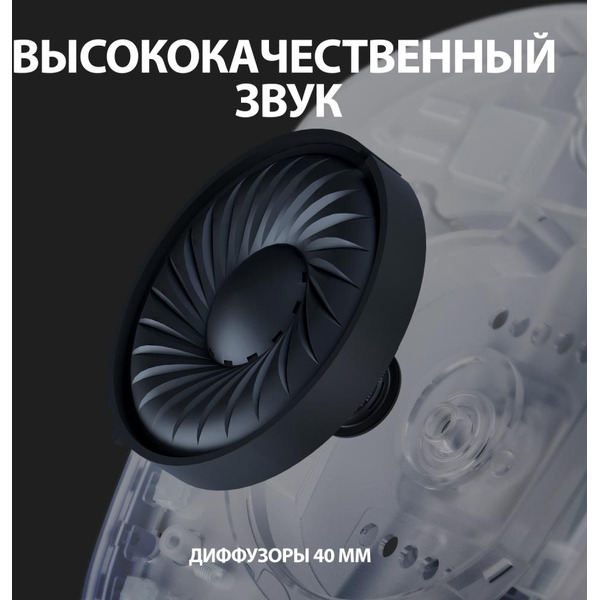 Наушники Logitech G435 (981-001074) белый/сиреневый