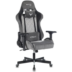 Кресло игровое Zombie VIKING 7 KNIGHT Fabric (серый Loft)