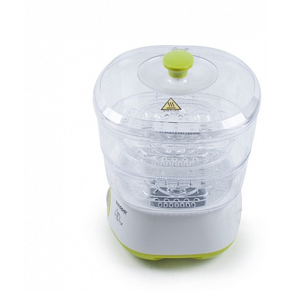 Пароварка стационарная Endever Vita-161 (белый/зеленый)