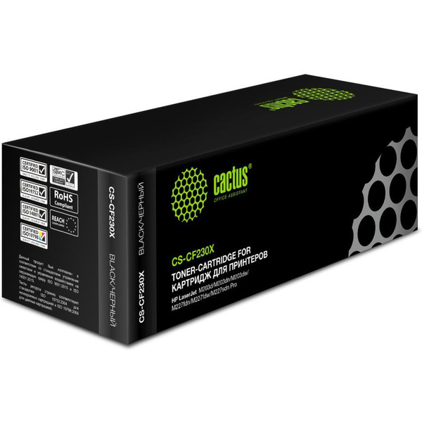 Картридж лазерный Cactus CS-CF230X CF230X (черный)