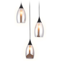 Подвесной светильник Ambrella Light Traditional TR3550 черный/серый 3хЕ14