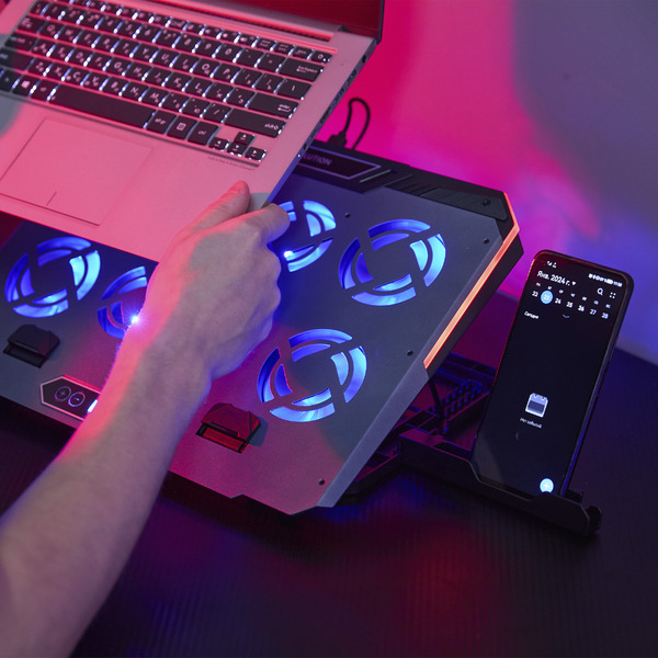 Подставка для ноутбука EVOLUTION LCS-06 RGB