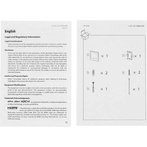 Видеодомофон Dahua DHI-VTH2621GW-WP