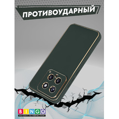 Бампер Bingo Gold Line для XIAOMI 14 Зеленый